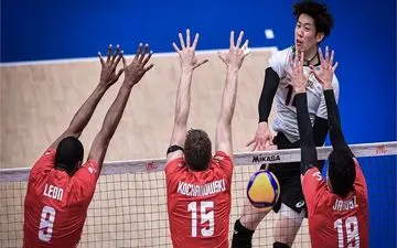 دومین شکست والیبال ژاپن رقم خورد