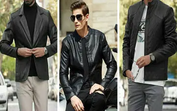 5 استایل شیک و جذاب مردانه با کت چرم برای زمستان