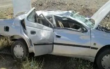 برخورد مرگبار کامیون با پژو ۴۰۵