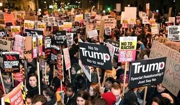  آمادگی مخالفان ترامپ برای برگزاری تظاهرات اعتراضی در لندن