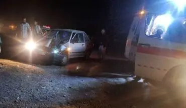 برخورد پراید با وانت در جاده برزک کاشان ۲ کشته و یک مصدوم برجا گذاشت
