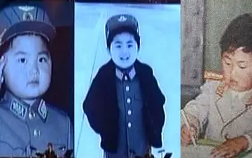 کودکی رهبر کره شمالی+عکس