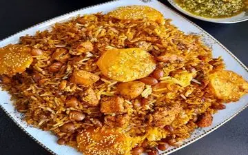 پلو لوبیا چیتی خوشمزه و ساده به روش فوری رو این طوری درست کن!