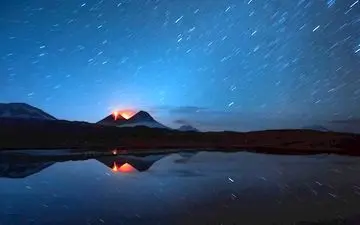  عکس منتخب نشنال جئوگرافیک | شب آتشفشانی