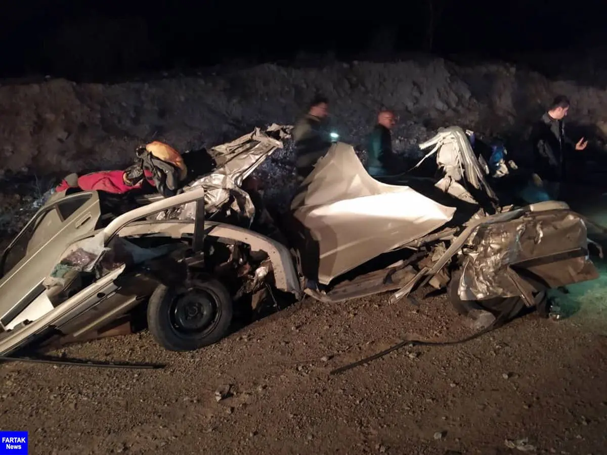 سانحه رانندگی در کهنوج ۲ کشته و ۹ مصدوم برجاگذاشت