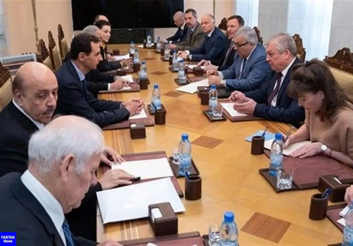 دیدار هیئت بلندپایه روسی با بشار اسد