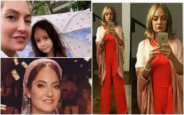 مهناز افشار در تبلیغ شبکه ماهواره ای همراه با بوسه و عشوه های خاص+ویدیو