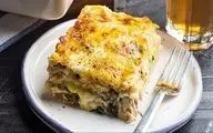 طرز تهیه لازانیا مرغ و سیب زمینی| این مدل لازانیا هم عالیه!