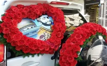 تزیین متفاوت ماشین عروس +عکس