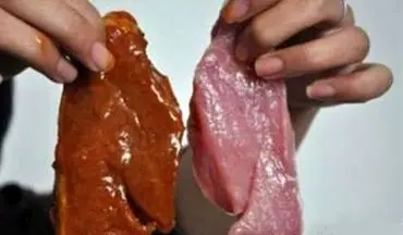 فروش مرغ رنگ شده به جای گوشت