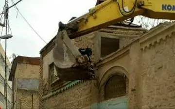 توضیحات اوقاف کرمانشاه در مورد تخریب خانقاه/این ملک در لیست آثار تاریخی ثبت نشده است