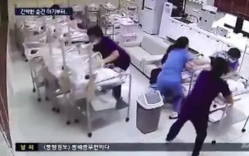 مهر مادرانه پرستاران کره‌ای مانع از مرگ چندین نوزاد شد + فیلم 