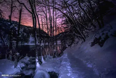 دریاچه های کرواسی در فصل زمستان‎ + تصاویر