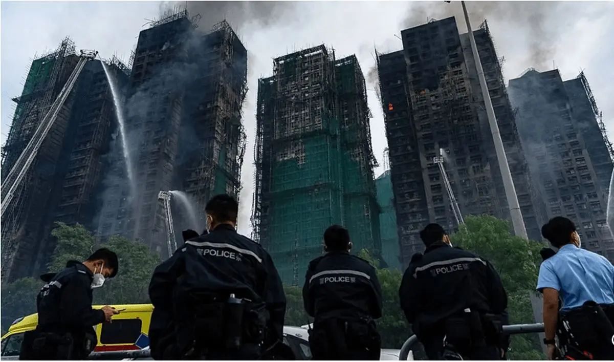 تلفات آتش‌سوزی مرگبار هنگ‌کنگ به ۹۴ نفر رسید