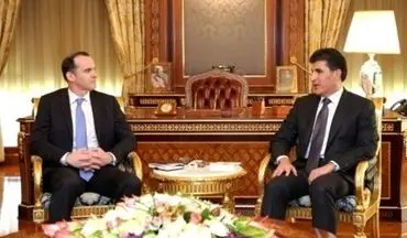 عراق / دیدار بارزانی با نماینده ترامپ در ائتلاف مدعی مبارزه با داعش