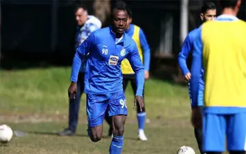 ظاهر عجیب گادوین منشا در تمرینات استقلال + عکس