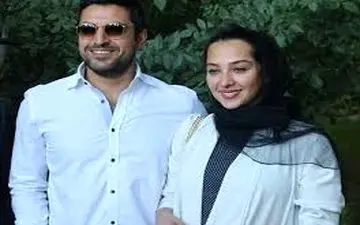 اشکان خطیبی و همسرش آناهیتا درگاهی در مراسم اکران فیلم «زرد»