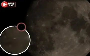 پرواز یوفو روی ماه! +فیلم