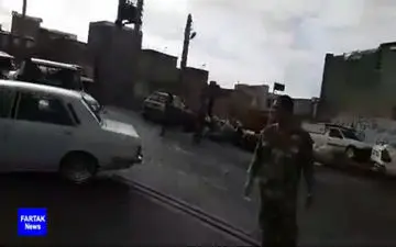 پایان ماموریت ارتش در مناطق زلزله زده؛ اشک  افسران ارتش همراه با بدرقه گسترده مردم سرپل ذهاب+فیلم