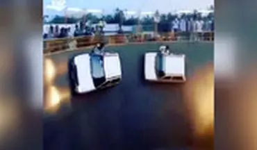  رانندگی ‌دیوانه‌وار روی دیوار مرگ!