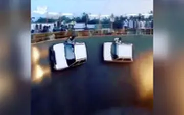  رانندگی ‌دیوانه‌وار روی دیوار مرگ!