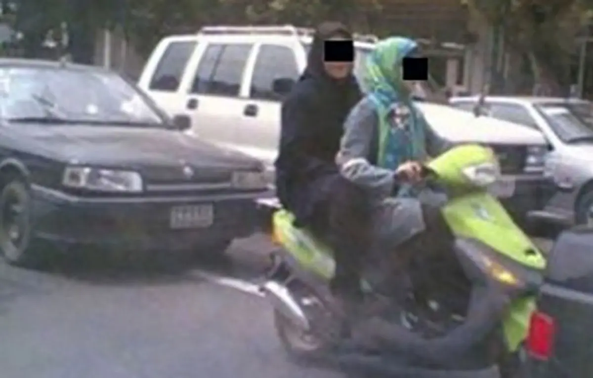 جنجال موتورسواری 2 دختر در خیابان های دزفول