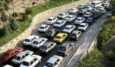 ترافیک در جاده های مازندران سنگین است
