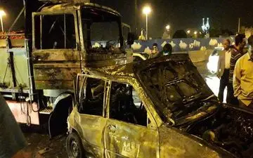 تصادف زنجیره‌ای در نجف آباد 4 کشته و مصدوم برجای گذاشت