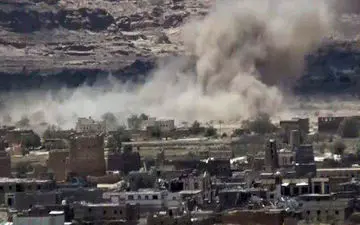 حمله جنگند های سعودی-آمریکایی به مناطق مسکونی یمن