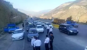 محدودیت ترافیکی در محور کندوان