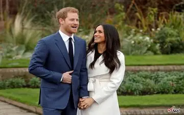 تصویری از شاهزاده هری با نامزد آمریکایی‌اش