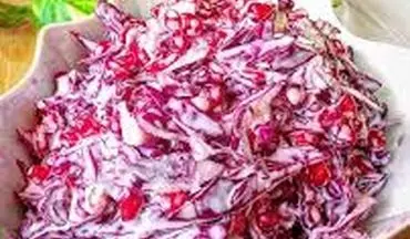 طرز تهیه یک سالاد خوشمزه و جدید| سالاد انار و گل کلم