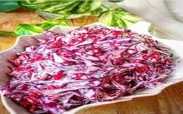 طرز تهیه یک سالاد خوشمزه و جدید| سالاد انار و گل کلم