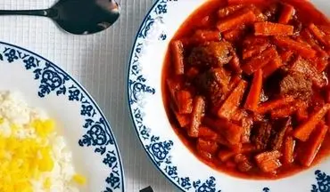 خورش هویج آذری، طعم اصیل و شیرین آذربایجان | دستور پخت خانگی