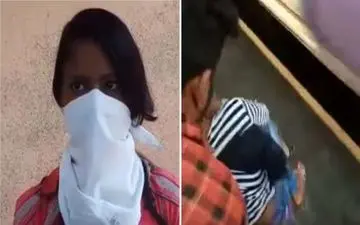 خوش شانسی محض دختر نوجوان در سقوط از قطار تندرو! + فیلم