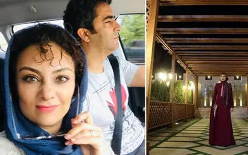 شیطنت‌های یکتا ناصر در کنار منوچهر هادی داخل خودرو شخصی+عکس