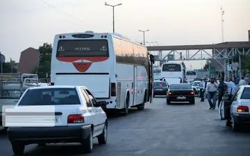 راه‌های خروجی تهران با ترافیک نیمه‌سنگین مواجه است