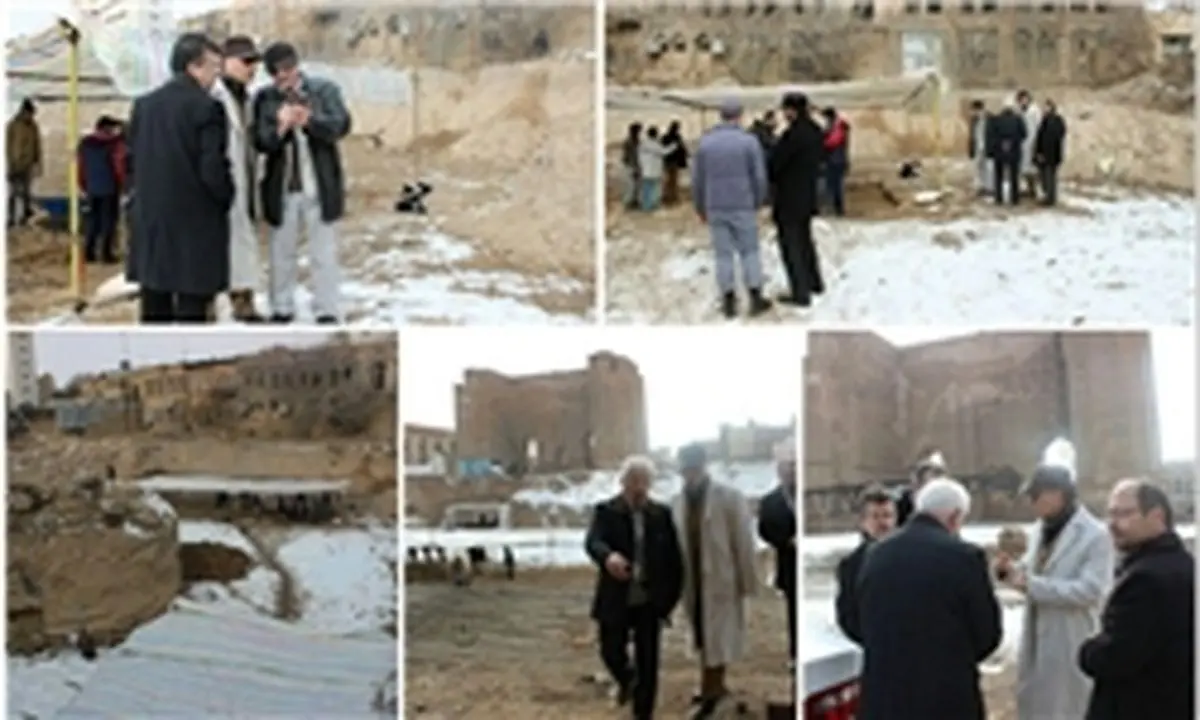 مطالعات باستان‌شناسی محدوده ارک علیشاه تبریز در مراحل ابتدایی و گمانه‌زنی است
