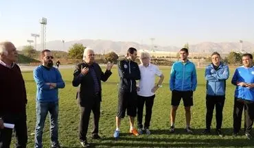  حضور قراب در تمرین استقلال و جلسه با شفر 