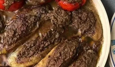 بادمجان کباب گیلانی، یه خوراکی لذیذ و مجلسی: طرز تهیه آسان در منزل | فیلم