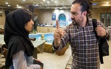 تصاویر درگیری برزو ارجمند با بانوی خبرنگار + عکس ها