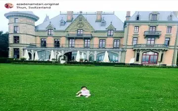 دختر آزاده نامداری در ایتالیا