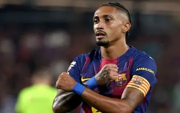 ویدیو | گل اول بارسلونا به اتلتیکومادرید توسط رافینیا