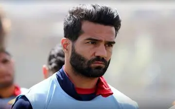 حضور شجاعی در تمرینات تراکتورسازی 