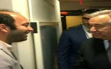 بازدید دبیرکل سازمان‌ ملل از دفتر صداوسیما 