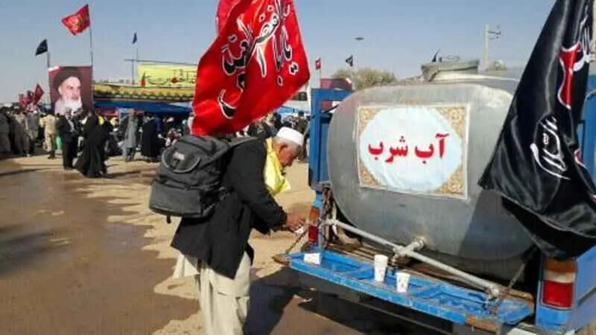 آب شرب زوار اربعین در پایانه مرزی مهران تامین شده است