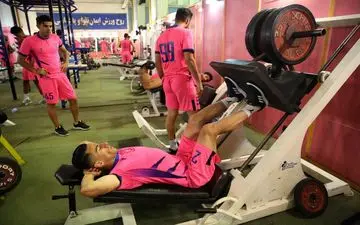  بازیکن پرسپولیس در تمرینات پیکان