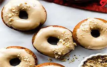 میان وعده سالم | دونات کدو حلوایی 