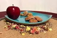 آموزش کوکی سیب و گردو  