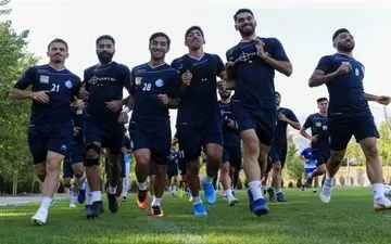 گزارش تمرین نوبت صبح استقلال